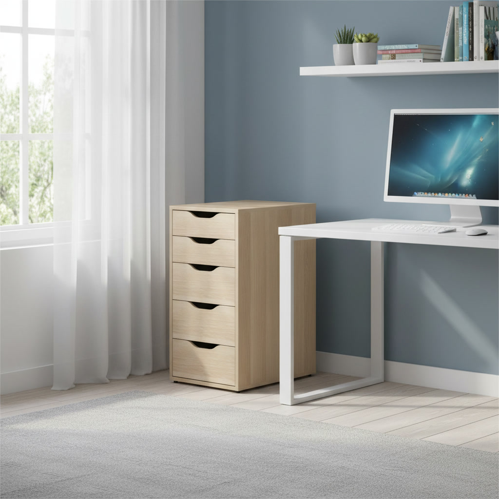 ALVEX- 5 Drawer Storage Cabinet - Image 3