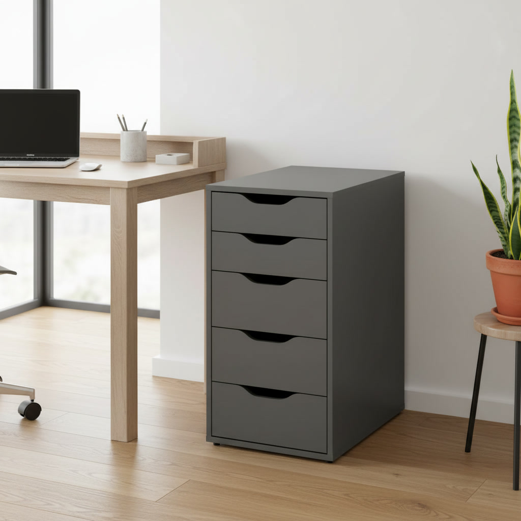 ALVEX- 5 Drawer Storage Cabinet - Image 2