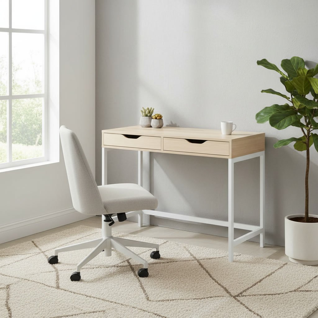 ALVEX 2-Drawer Desk - Image 2