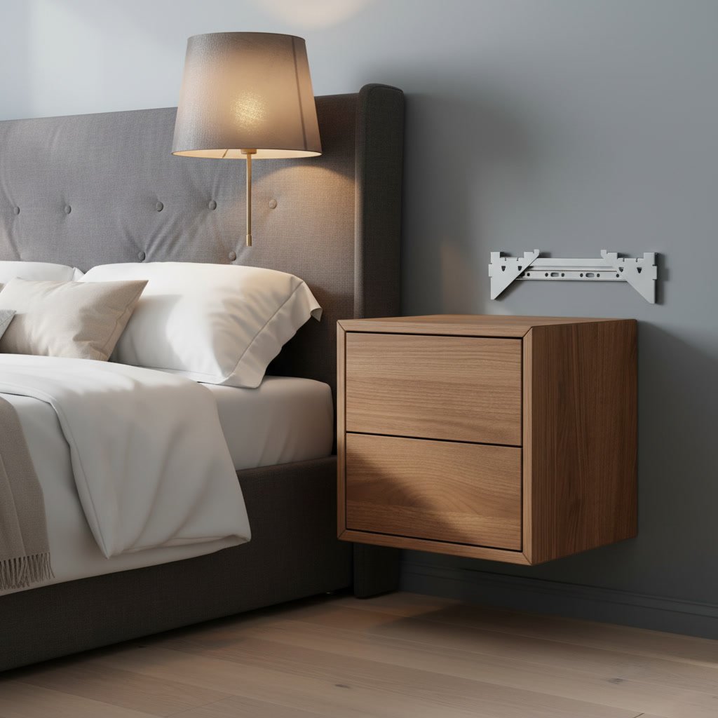 EKORA 2-Drawer Floating Cube Chest - Image 4