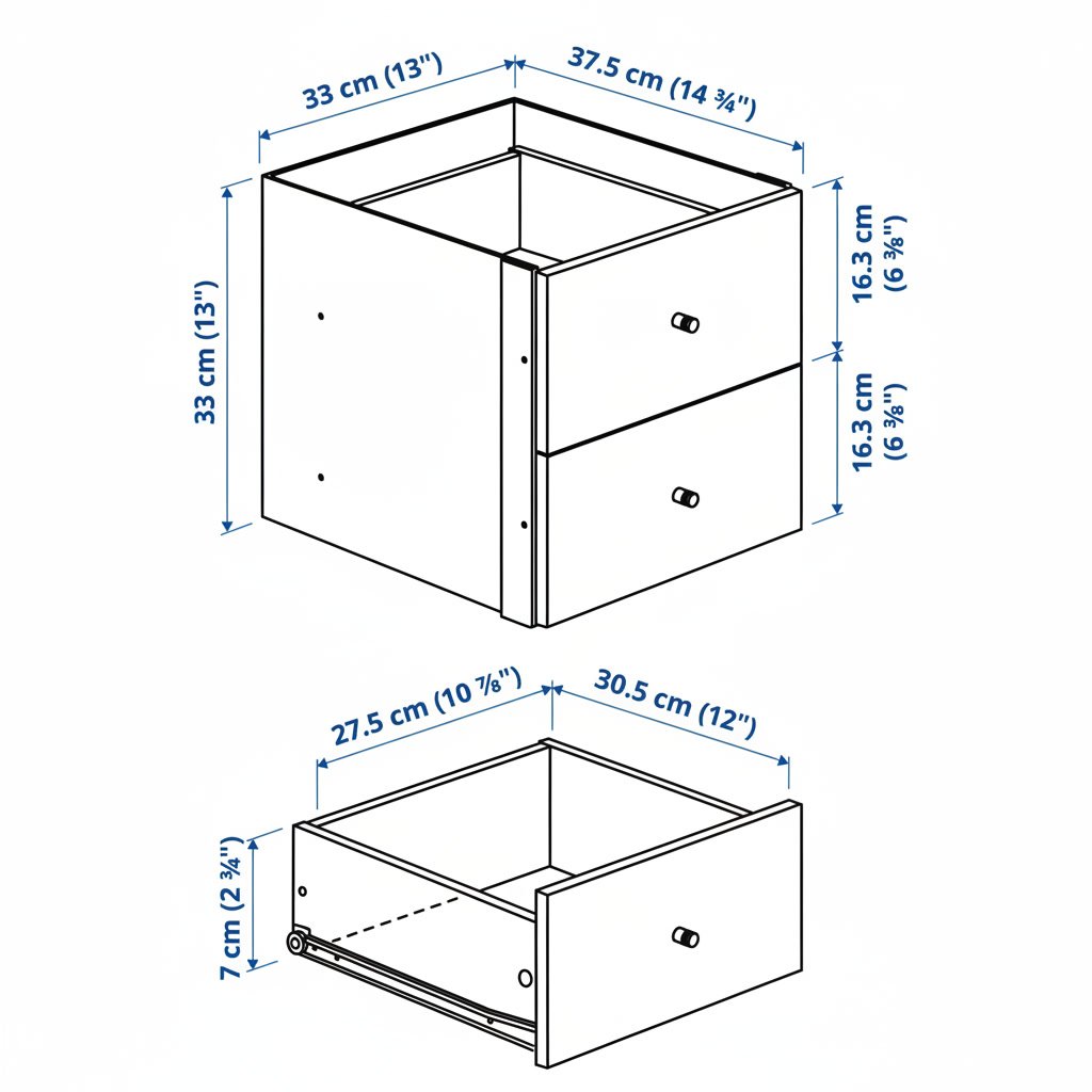 NORDICA 4-Cube/4 Drawers/2 Shelf Inserts - Image 10