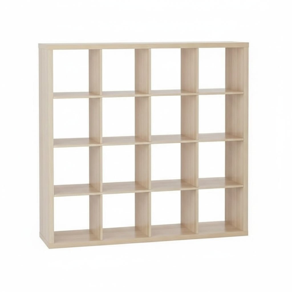 NORDICA 16-Cube Shelving Unit/4 Door Inserts - Image 17