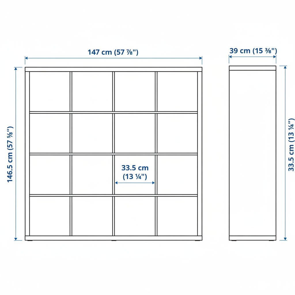 NORDICA 16-Cube Unit-2 Doors/2 Drawer Inserts - Image 25