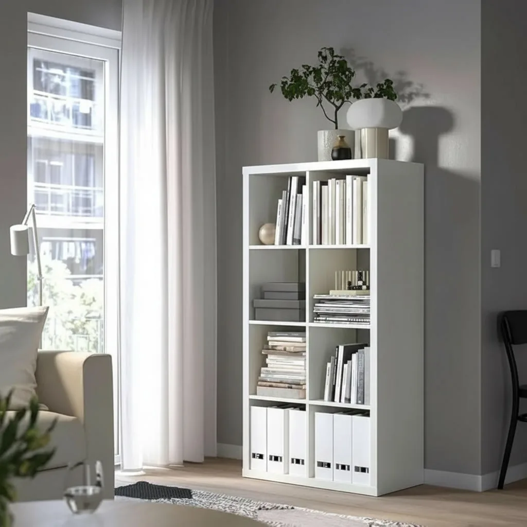 NORDICA 8-Cube Rectangular Storage Shelf - Image 6