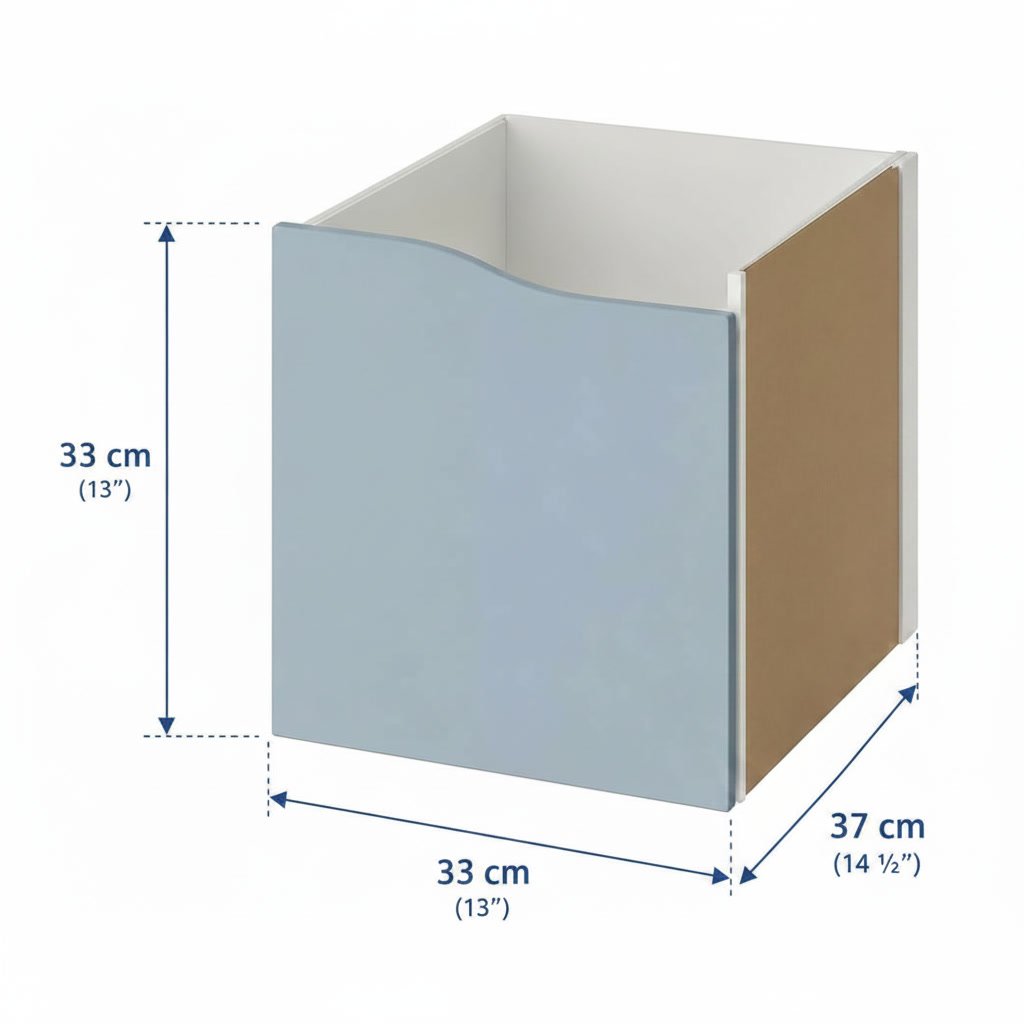 NORDICA 4-Cube Shelving Unit With Doors - Image 20