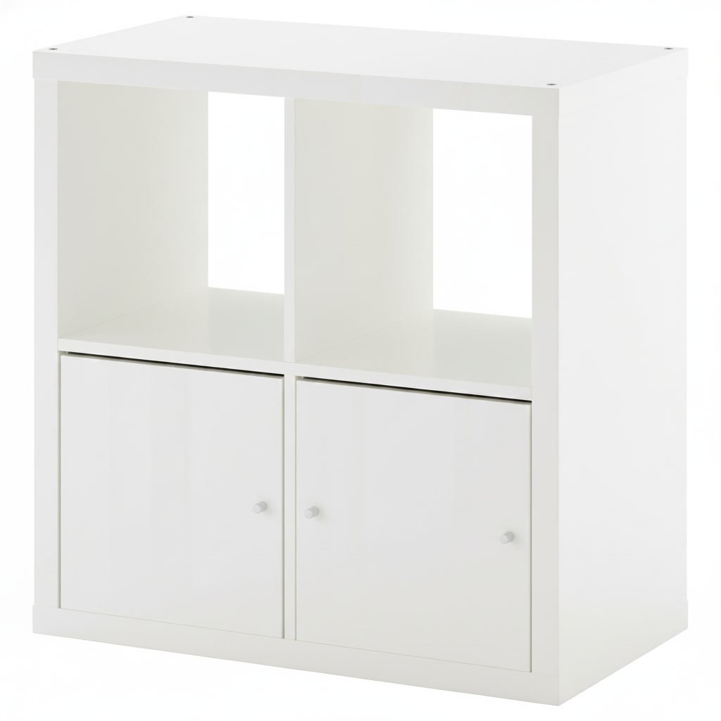 NORDICA 4-Cube Shelving Unit With Doors - Image 7