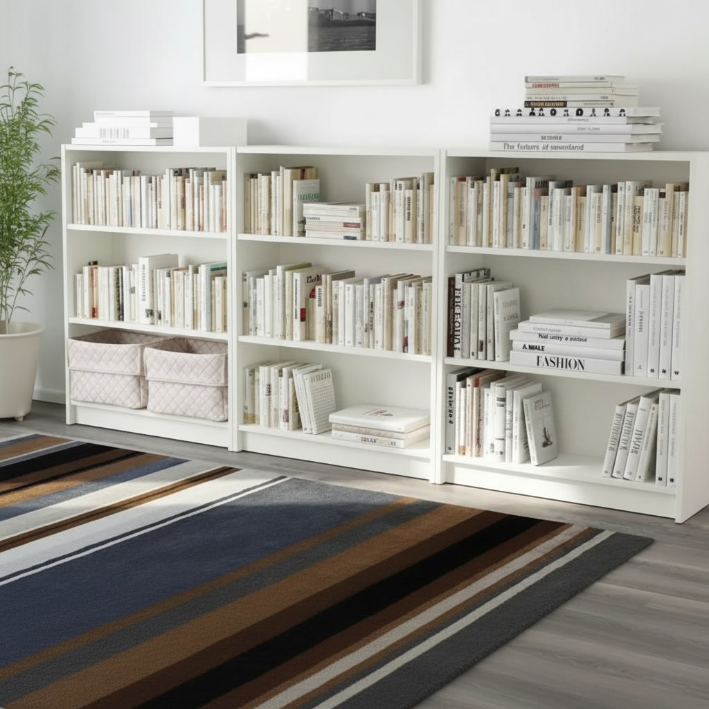 BRIXTON Wide 9-Shelves Bookcase - Image 2