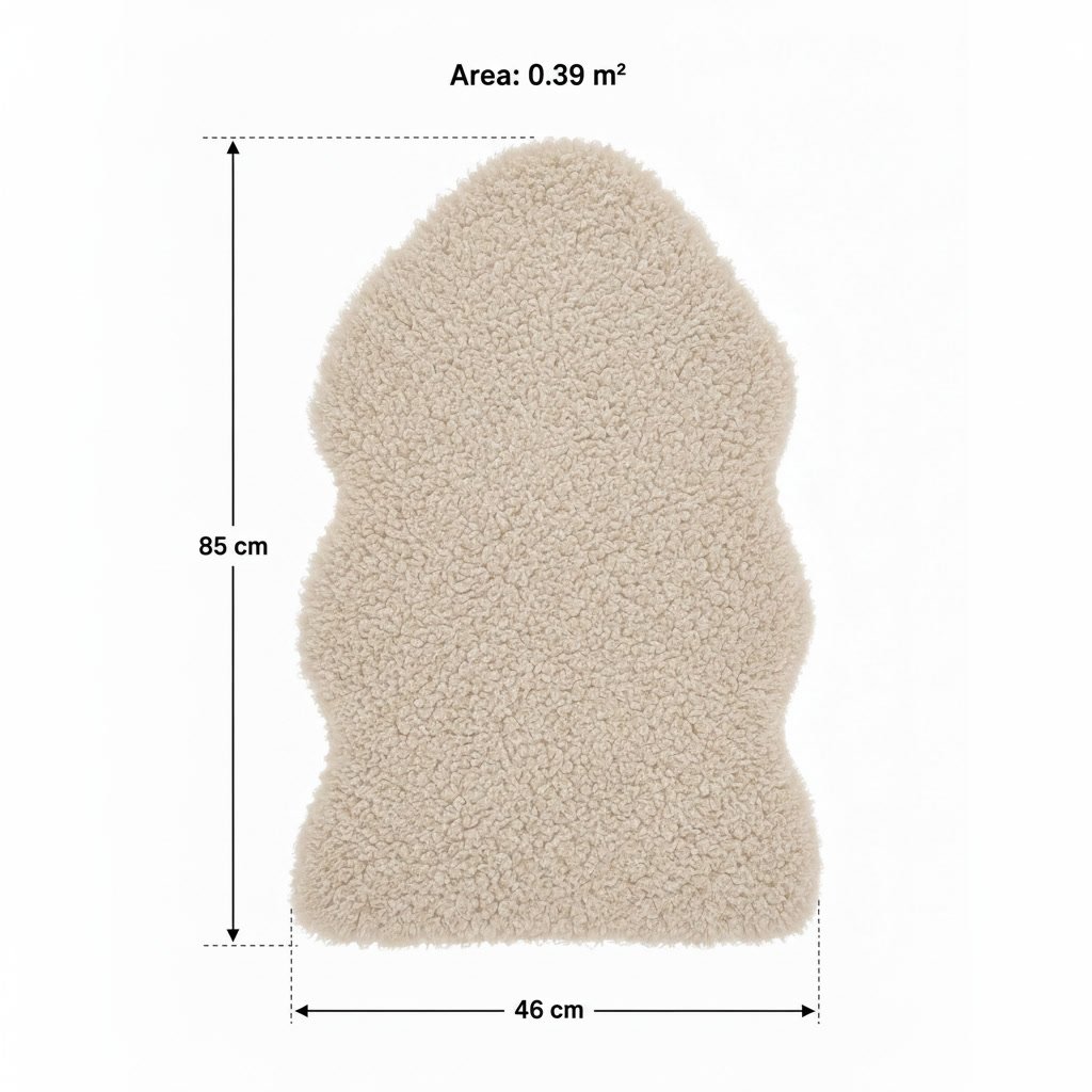SVINDING Shaggy Faux-Sheepskin Rug - Image 5