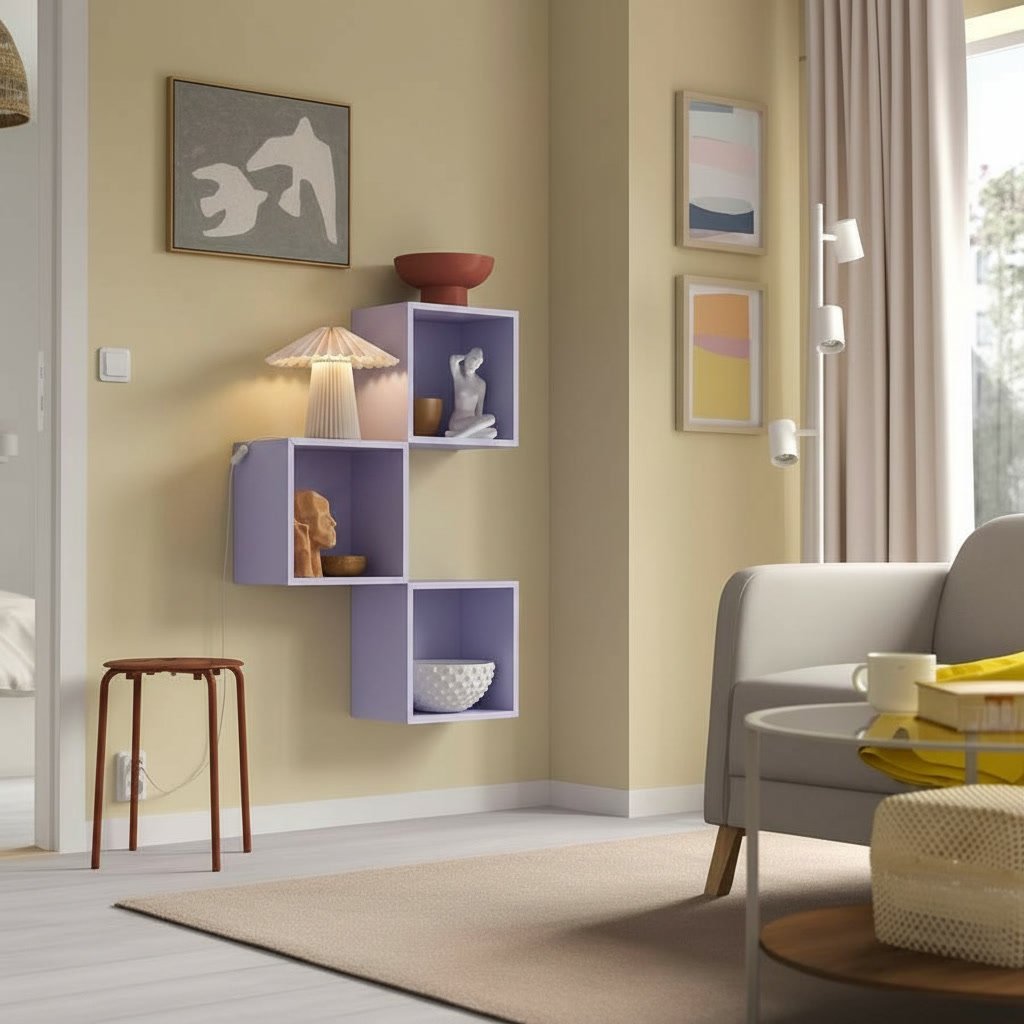 EKORA 3-Cube Wall Cabinet Set - Image 2