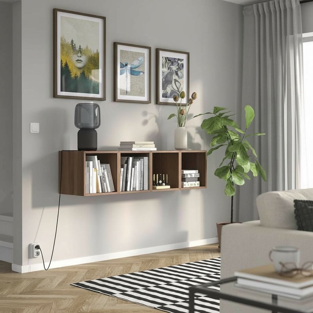 EKORA 4-Cube Wall Storage Unit - Image 6