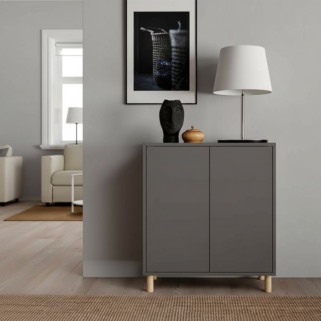 EKORA 2-Door Storage Cabinet - Image 2