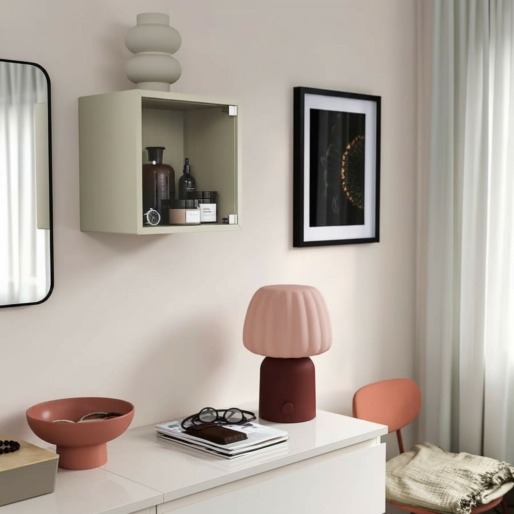 EKORA Floating Glass Cabinet - Image 4