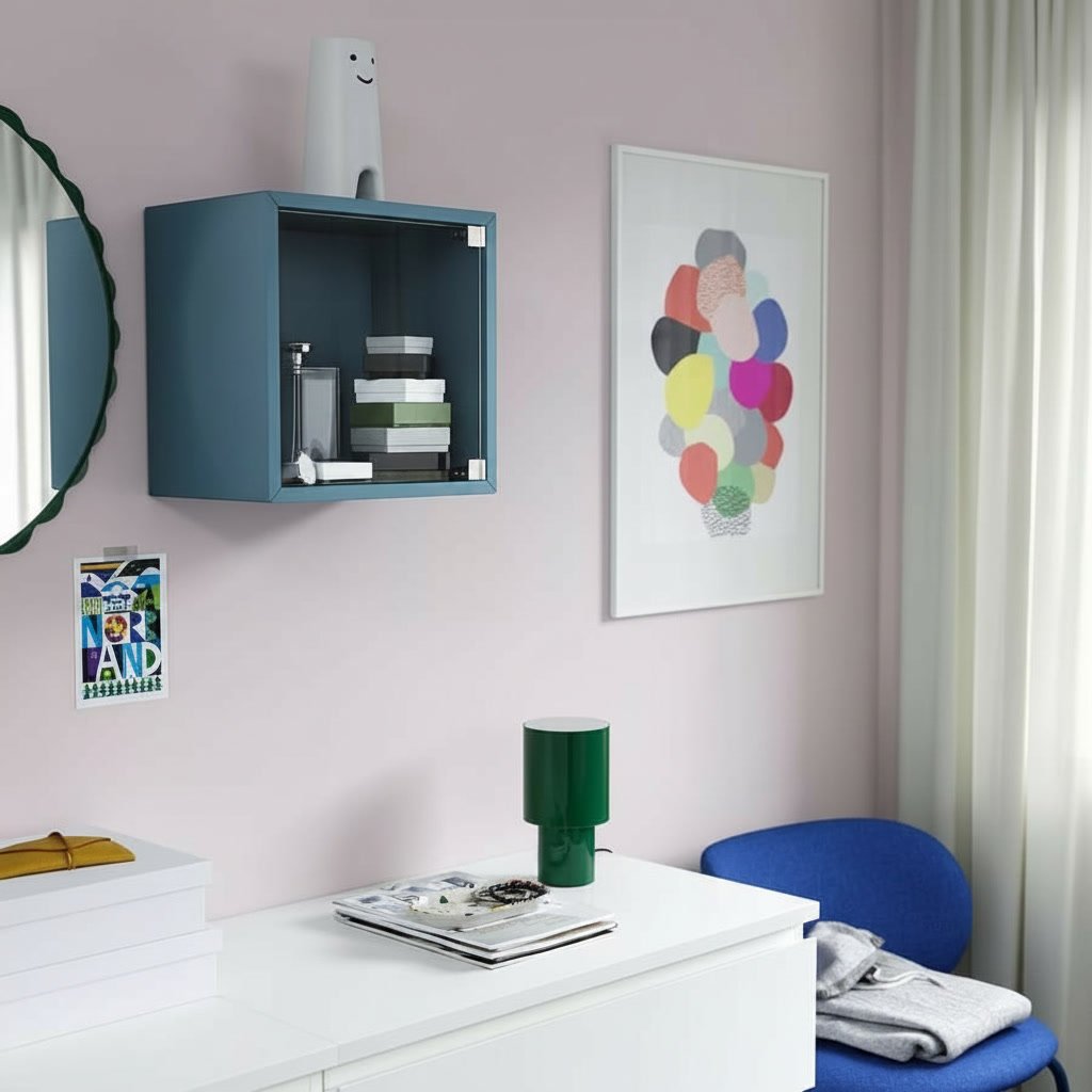 EKORA Floating Glass Cabinet - Image 7
