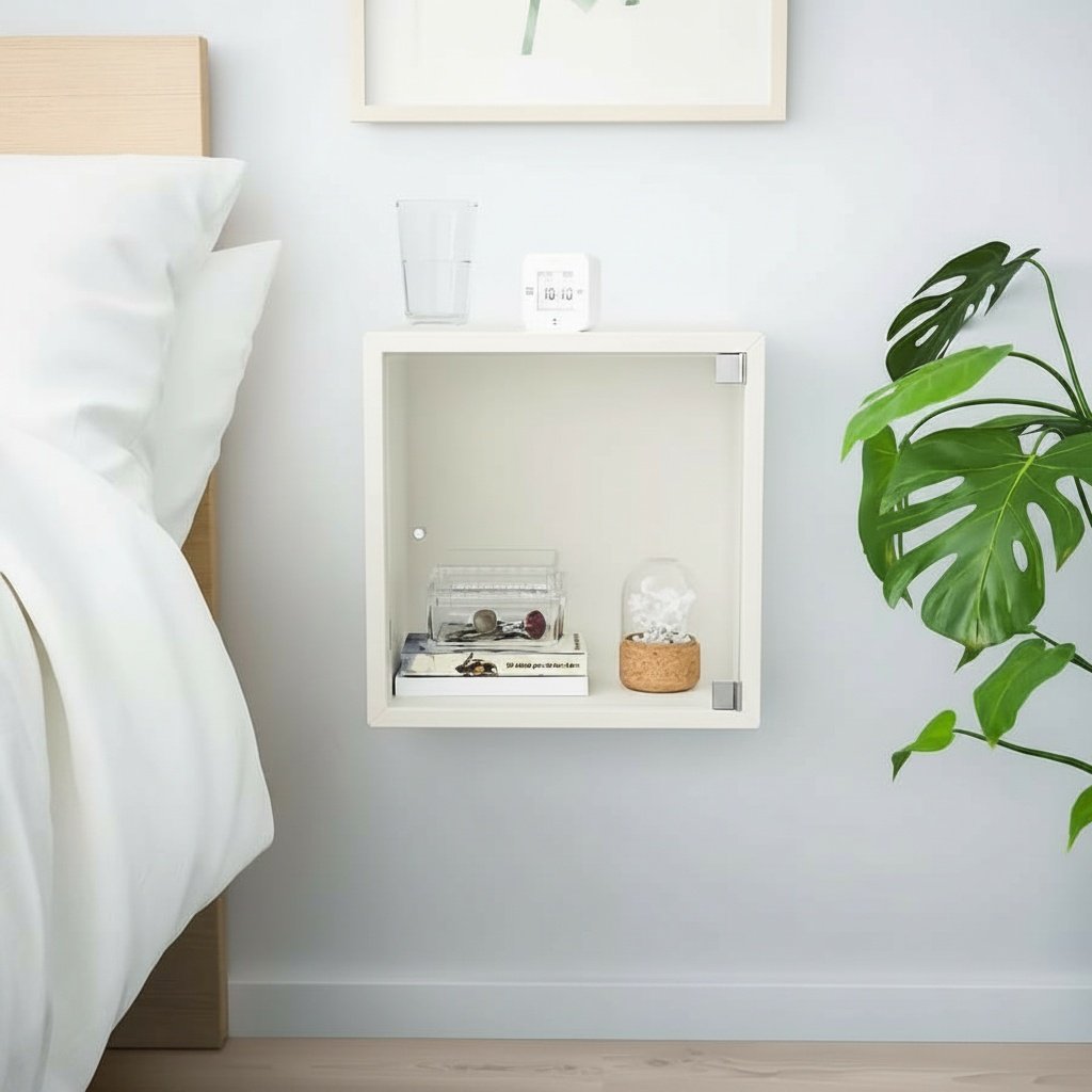 EKORA Floating Glass Cabinet - Image 13