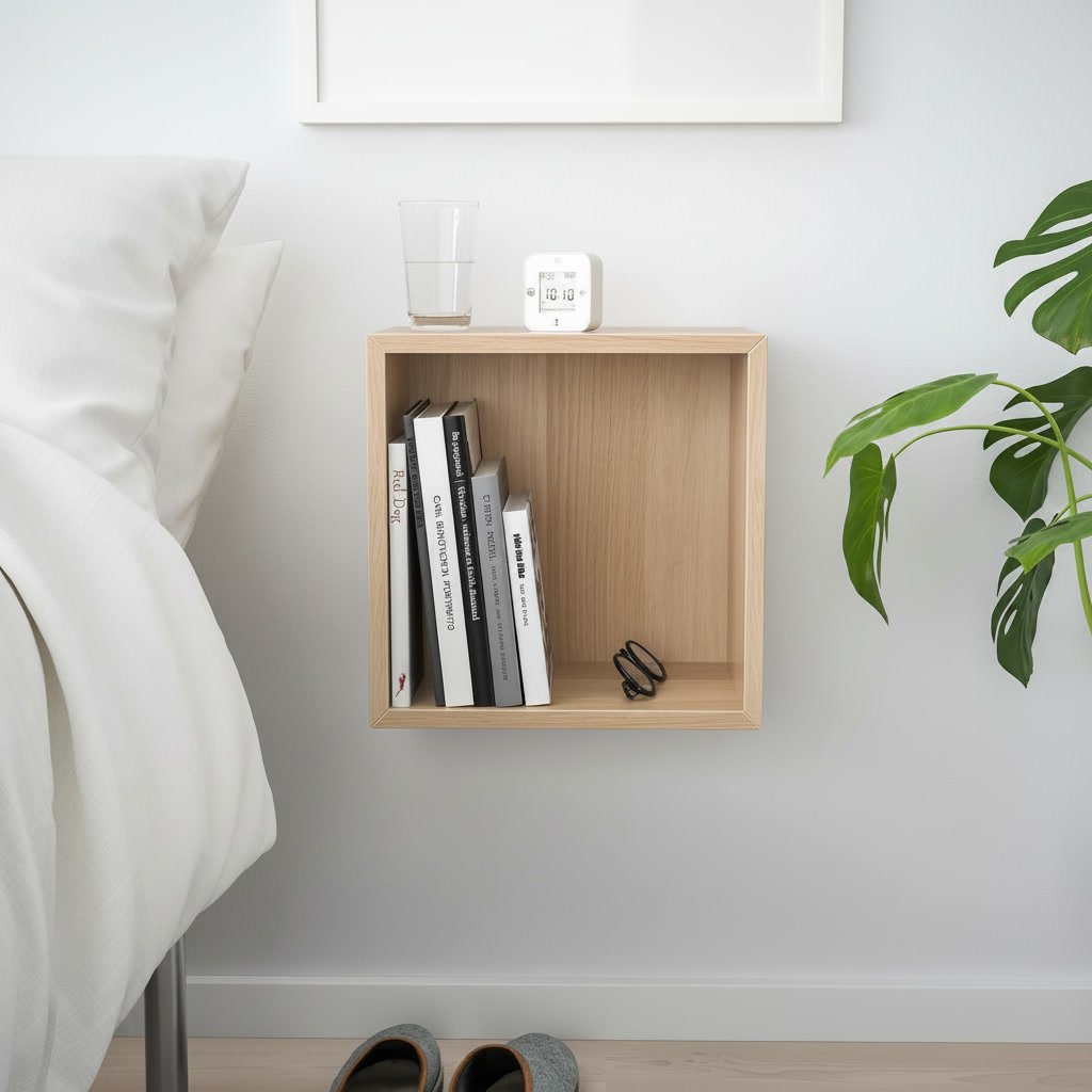 EKORA 1-Cube Floating Shelving Unit - Image 6
