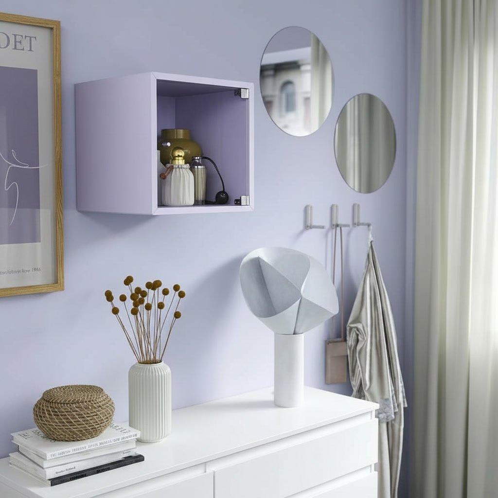 EKORA Floating Glass Cabinet - Image 10