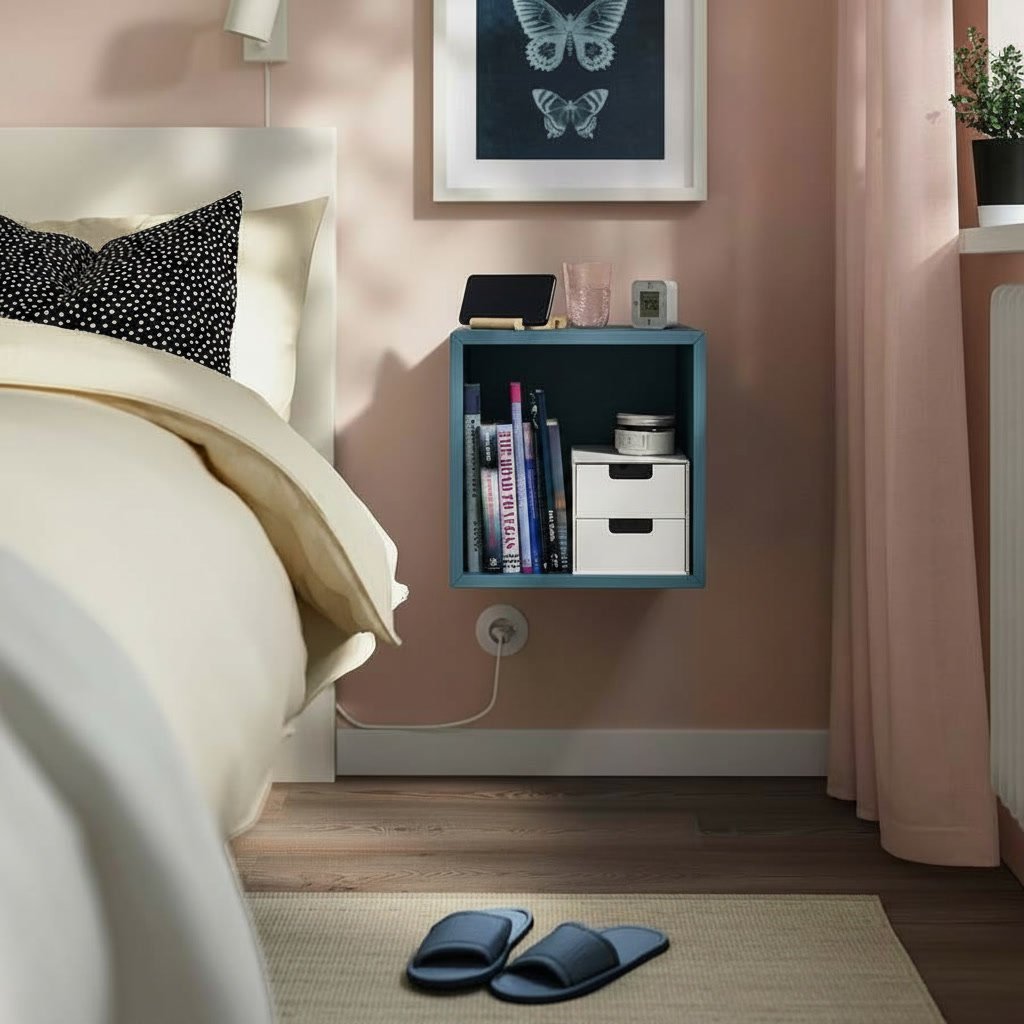 EKORA 1-Cube Floating Storage Shelving Unit - Image 4