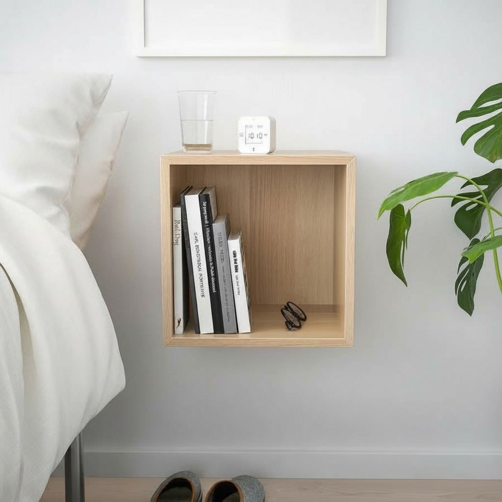 EKORA 1-Cube Floating Storage Shelving Unit - Image 8