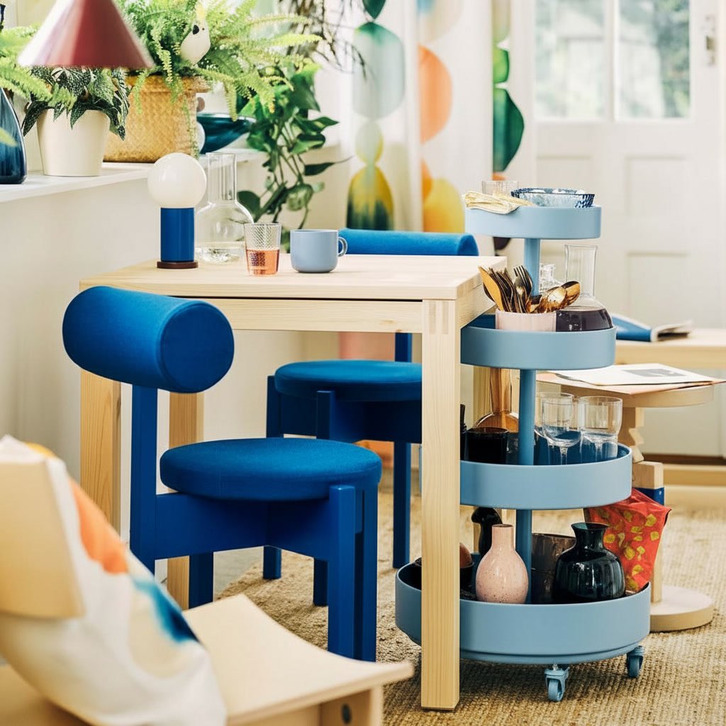 LUNARA 3-Leg Upholstered Chair - Image 4