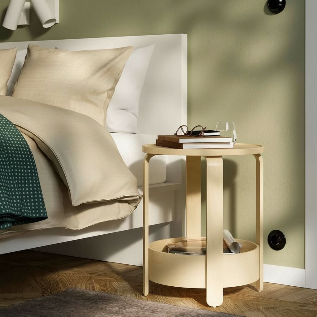 BERGEBY Small Round Side Table - Image 2