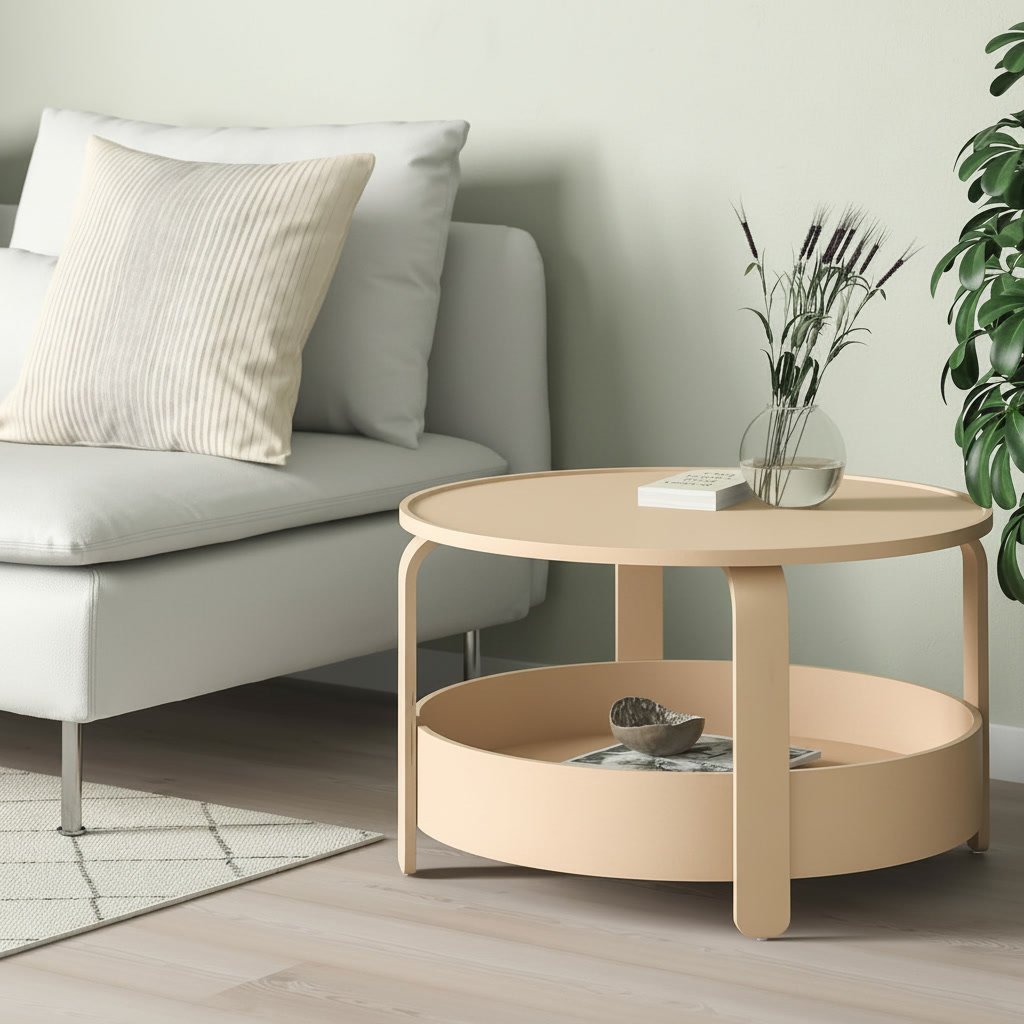 BERGEBY Round Coffee Table - Image 7