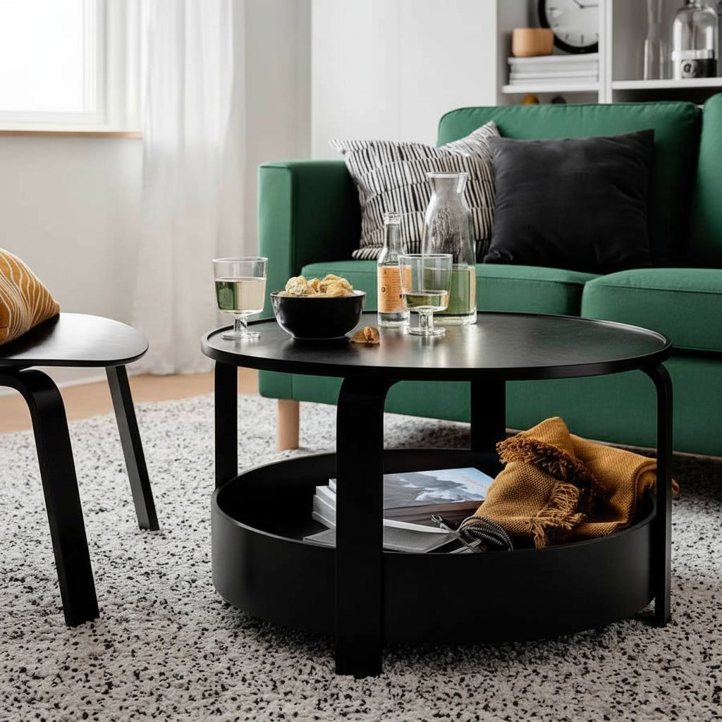 BERGEBY Round Coffee Table - Image 4