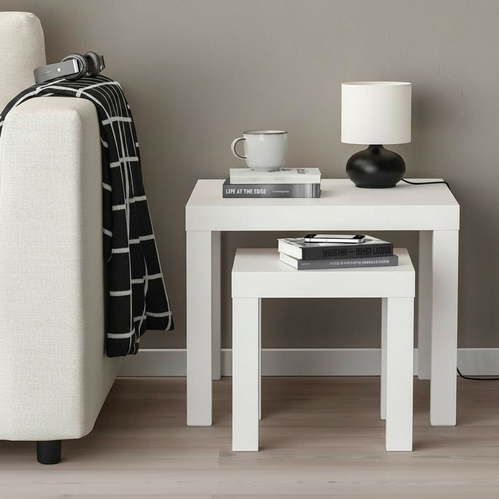 LAKK Square Coffee Tables-Set of 2 - Image 2