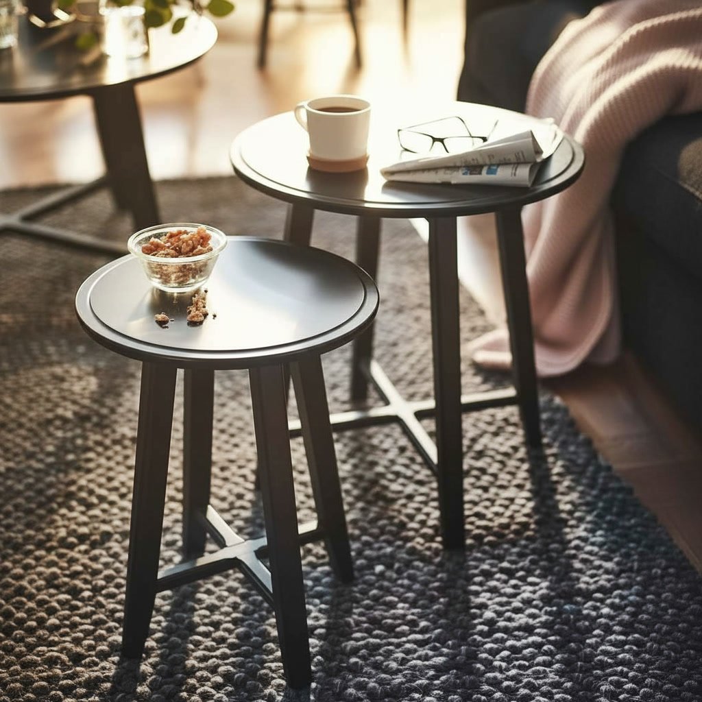 KRAVSTA Round Coffee Tables - Image 4