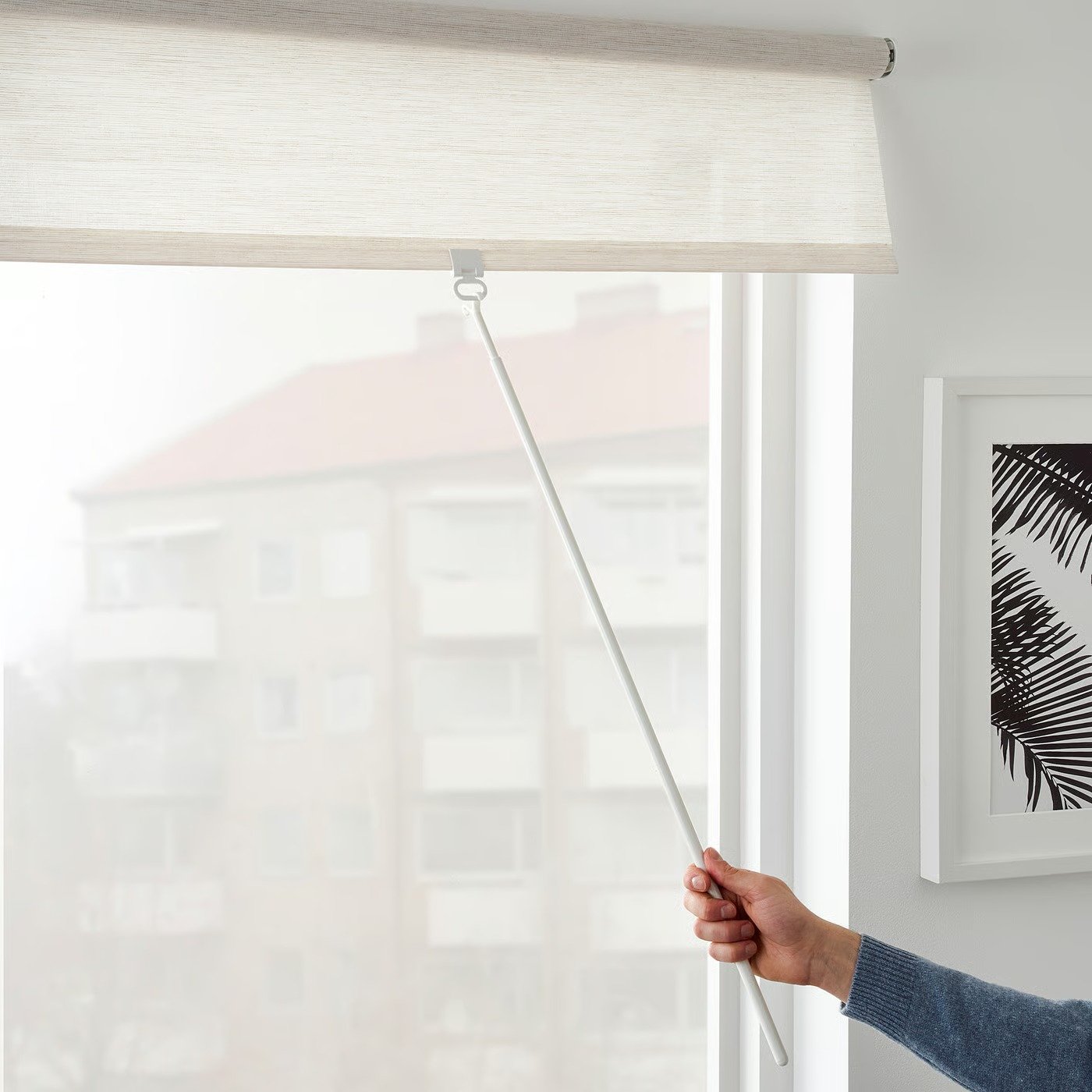 SANDVEDAL Roller Blind Beige Elegant Window Shade - Image 2