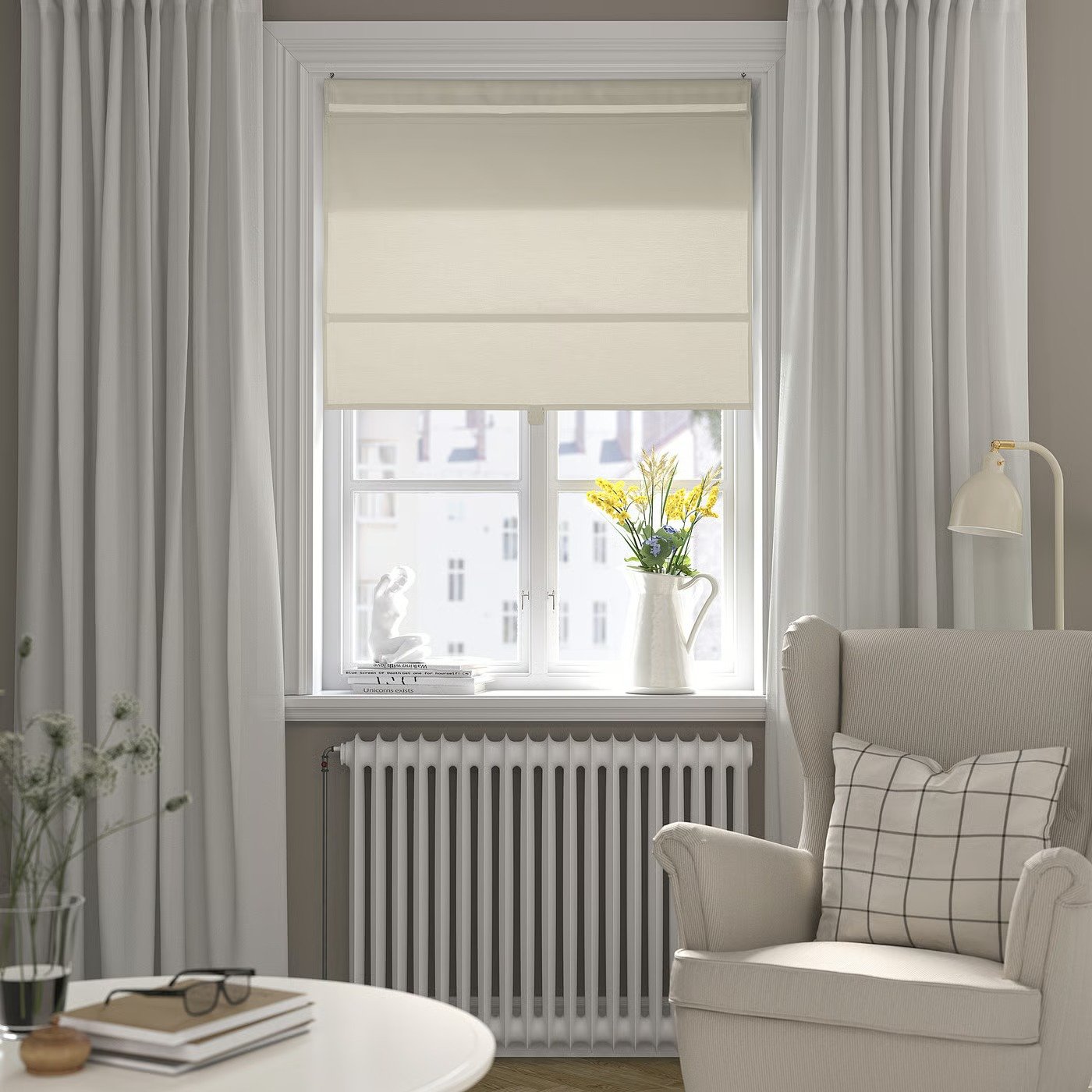 RINGBLOM Fabric Roller Blind Indoor Window Light Control–160×100 cm - Image 4