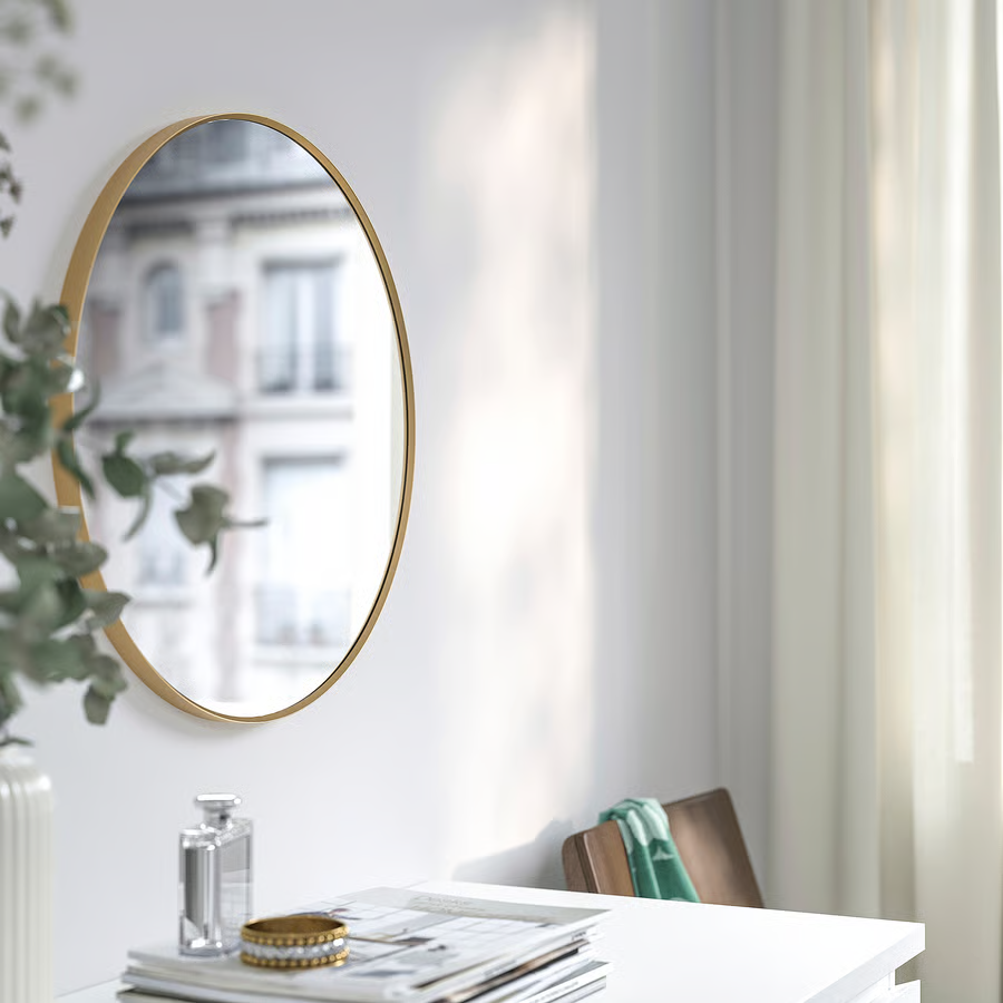 LINDBY Aluminum Round Mirror - Image 4