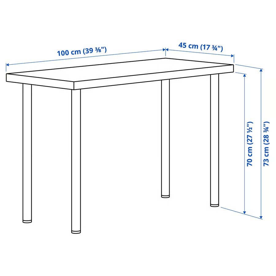 LINVORA/ADVIN Home Office Writing Desk - Image 16