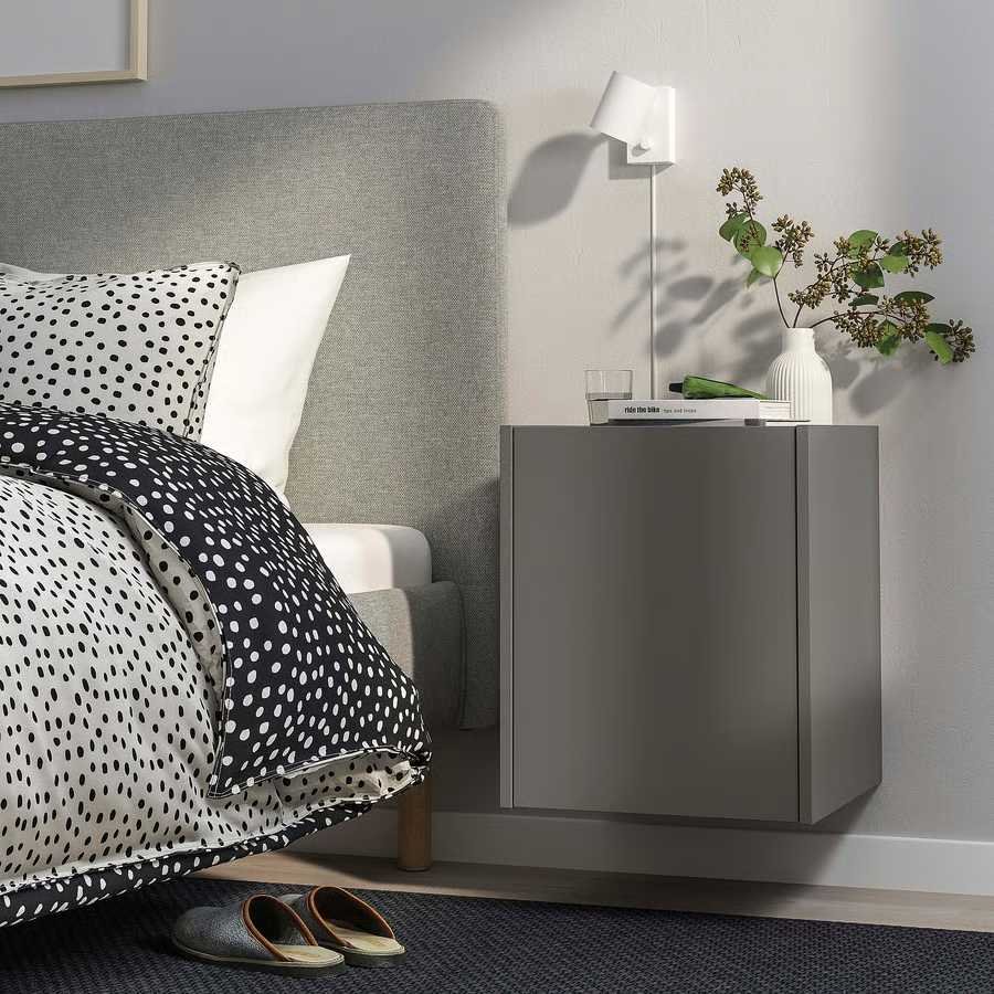 PLOKER Bedside Cabinet with Drawer - Image 6