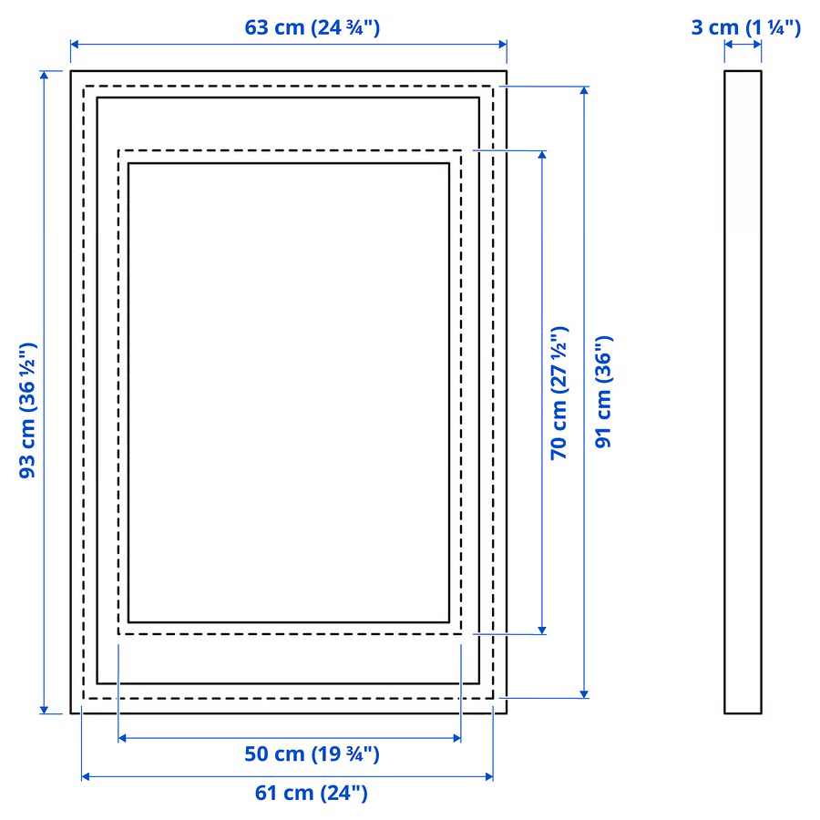 RODALEN Picture Frame 61 × 91 cm - Image 3