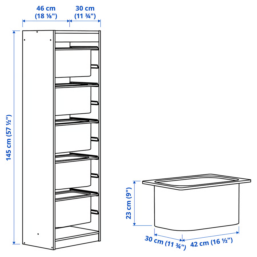 TROVIK Tall 6-Box Storage Combination - Image 13