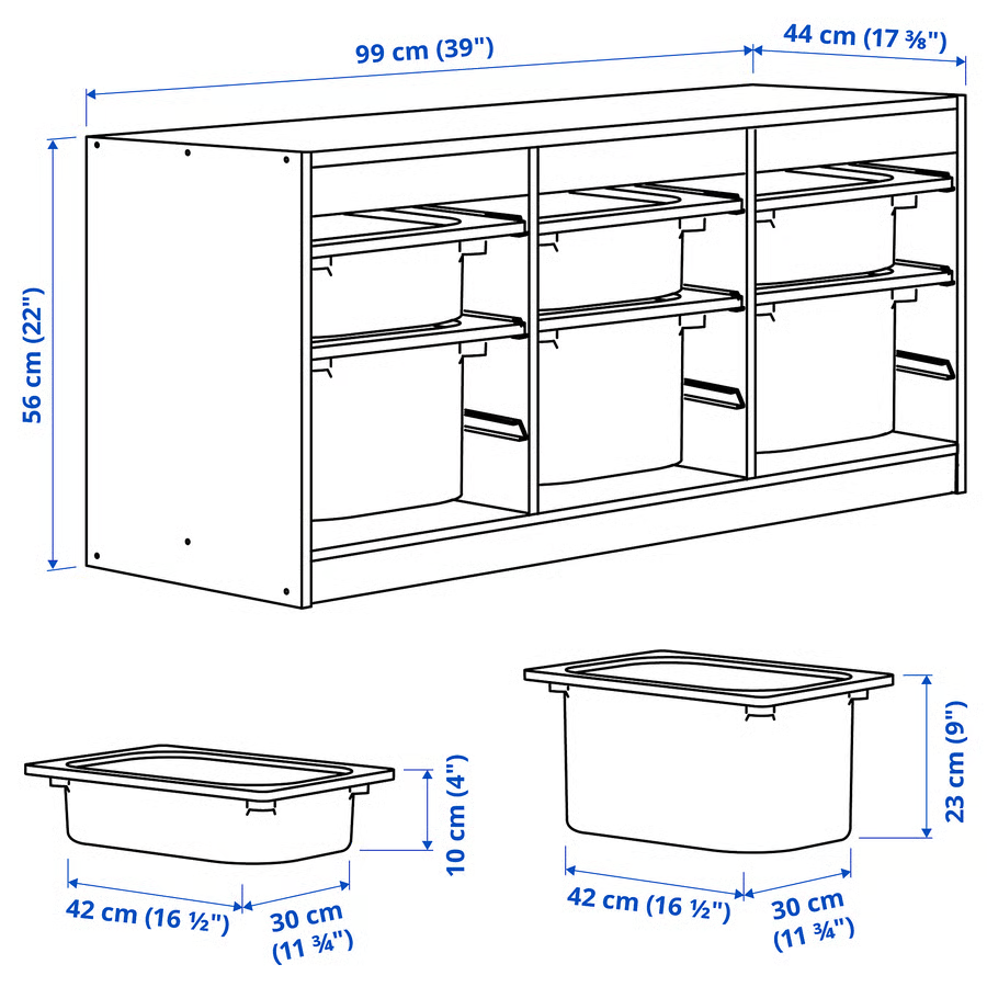 TROVIK 6-Box Storage Combination 99×44×56cm - Image 18