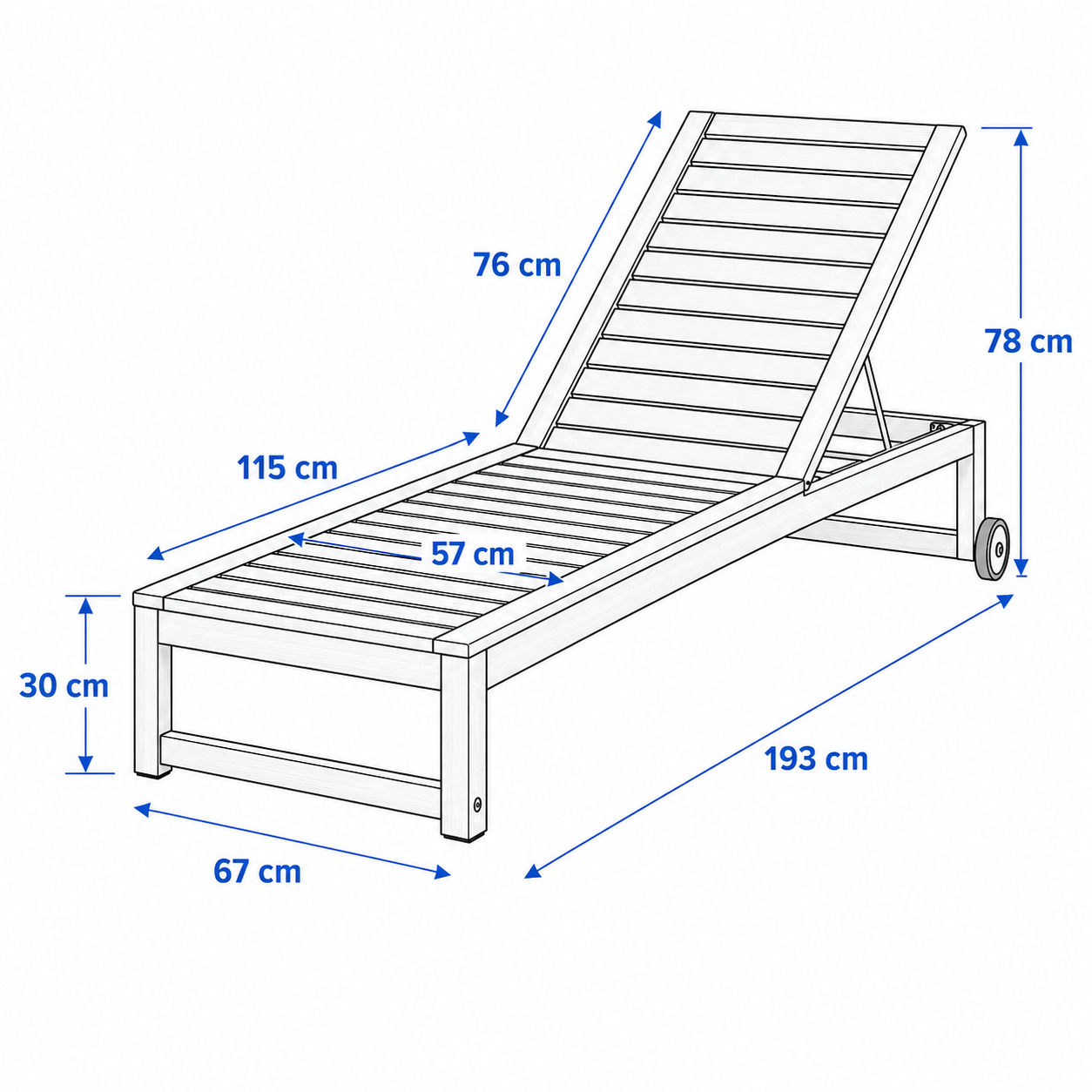NAMMAROK Adjustable Sun Lounger - Image 7