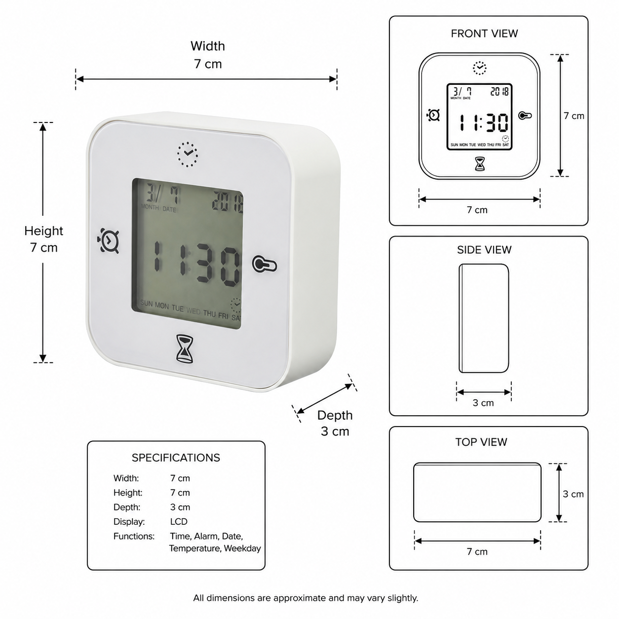 TIDVIK Digital Clock - Image 5