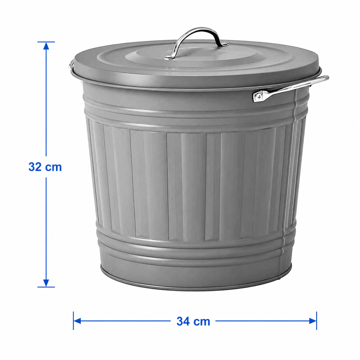 KNODVIK Lidded Metal Bin - Image 3