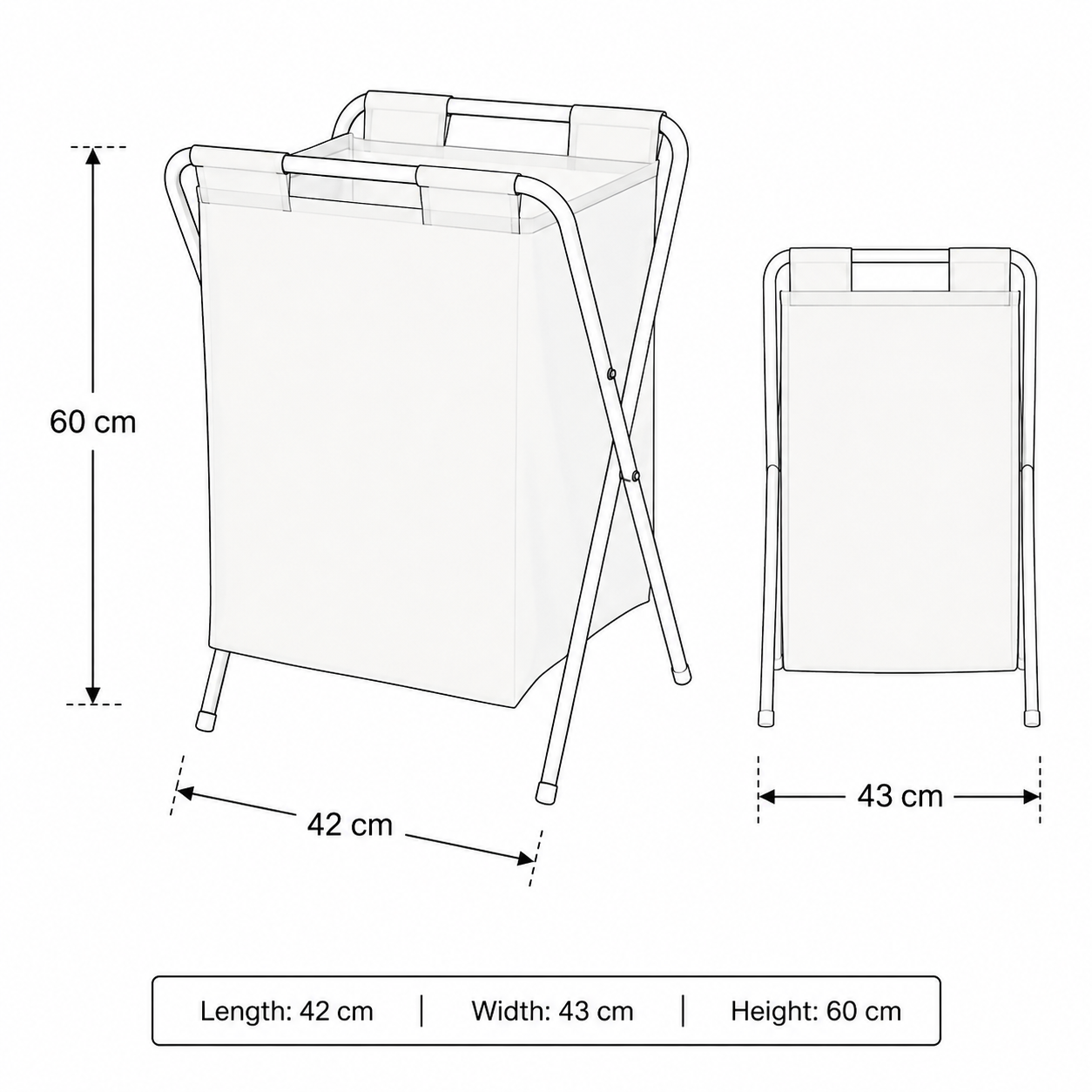 JALVIK Laundry Bag Stand - Image 5
