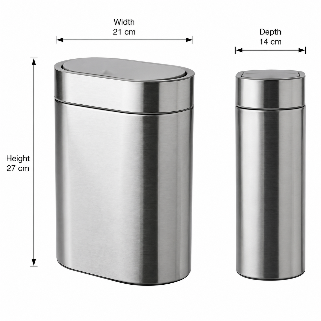 BROLUND Stainless Steel Sensor Bin - Image 6