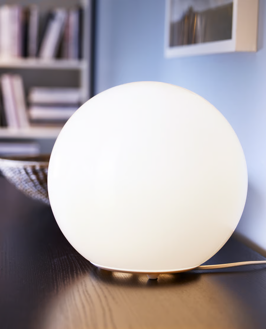 FARO Glass Globe Table Lamp - Image 3