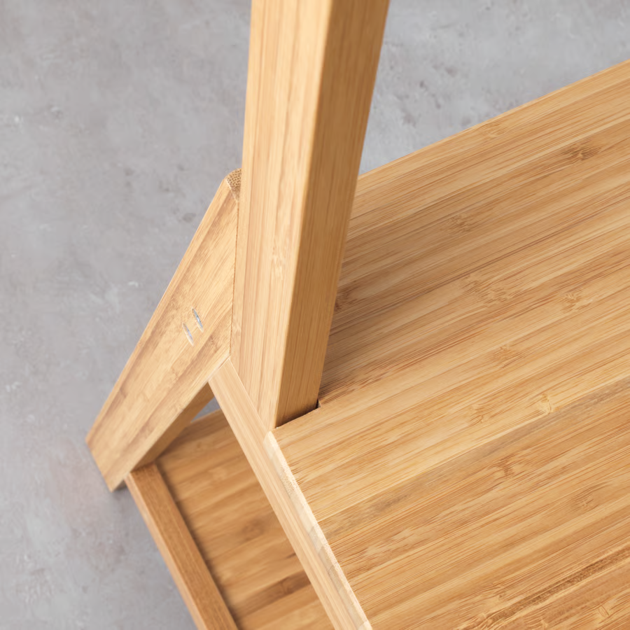 RAGVIK Bamboo Towel Rack Chair - Image 3