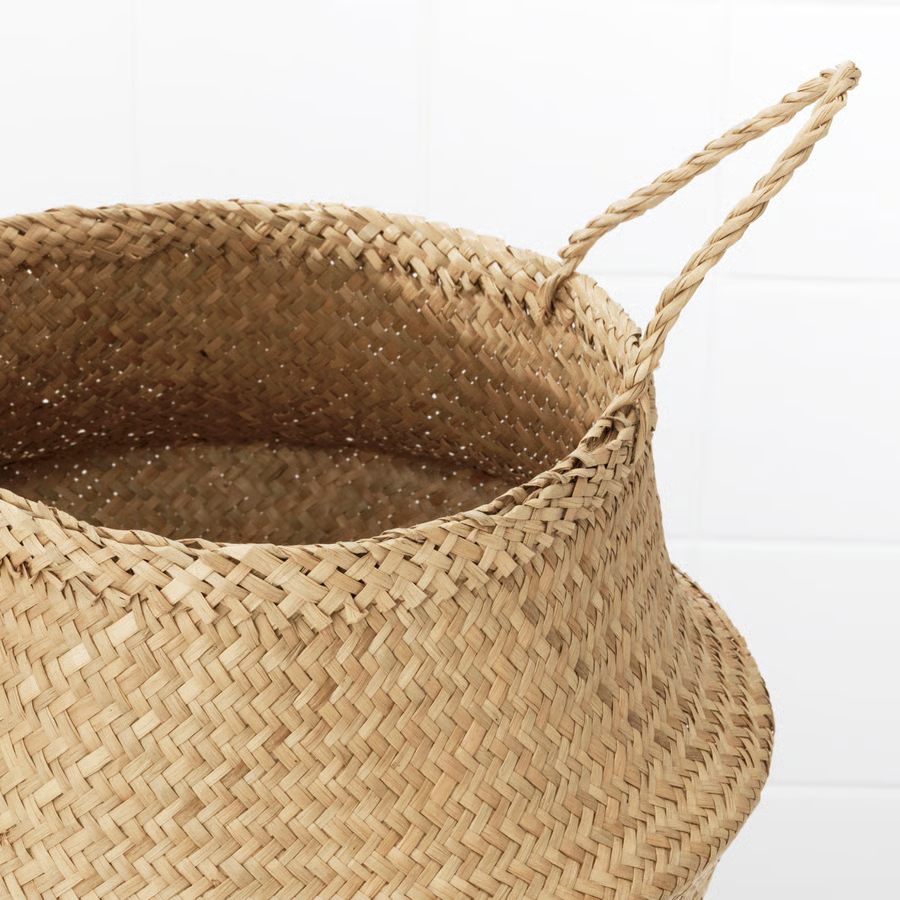 FLADVIK Foldable Seagrass Storage Basket - Image 3
