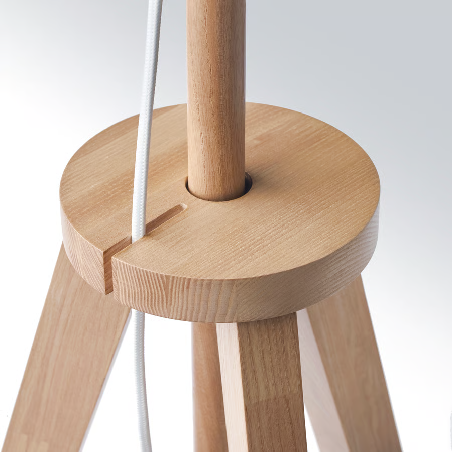 LAUTERSA Tripod Cylindrical Floor Lamp - Image 4