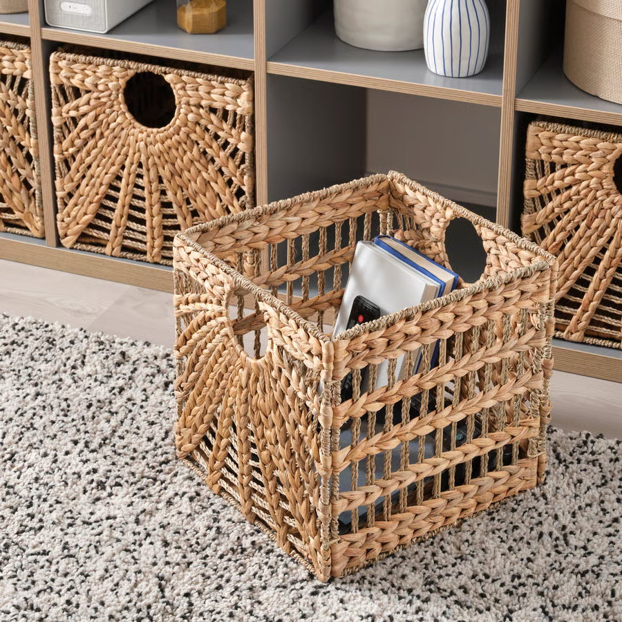 LUSTVIK Water Hyacinth Storage Basket - Image 4