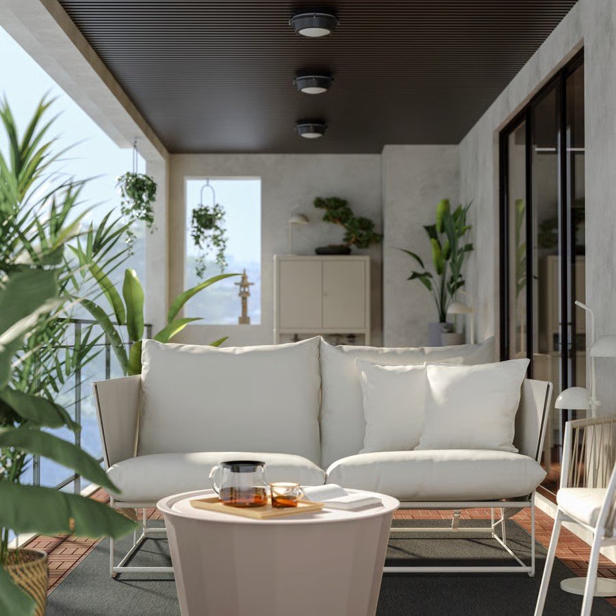 HAVSTAK Metal Frame 2-Seater Sofa - Image 4