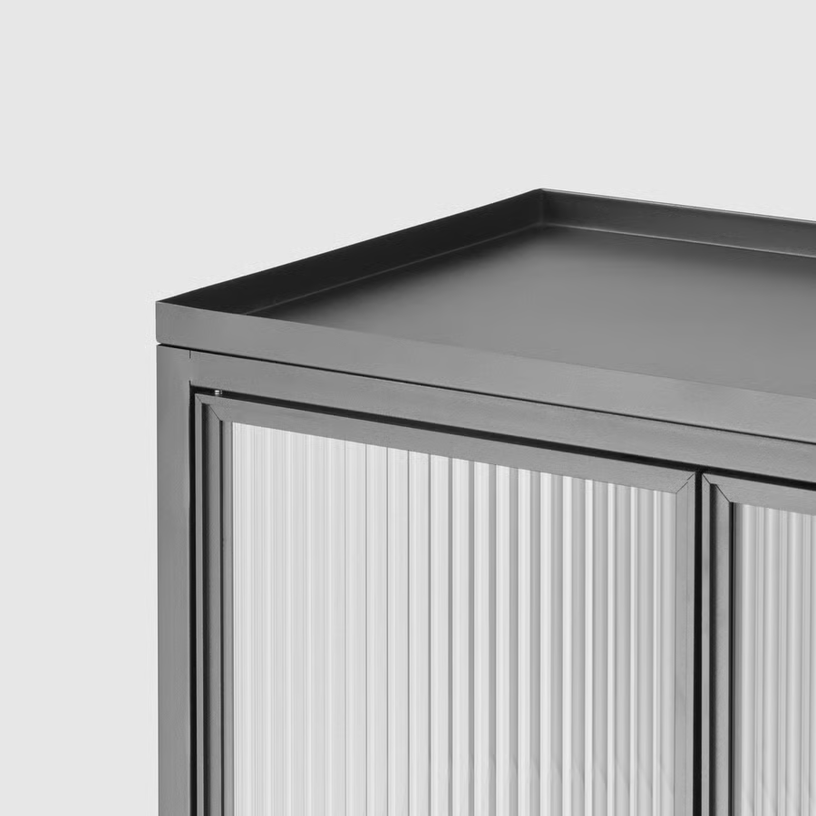 MOSSVIK 2-Door Glass Cabinet - Image 6