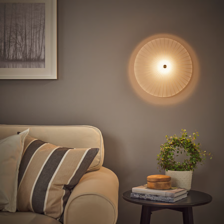 RORVIK Round Glass Wall Lamp - Image 5