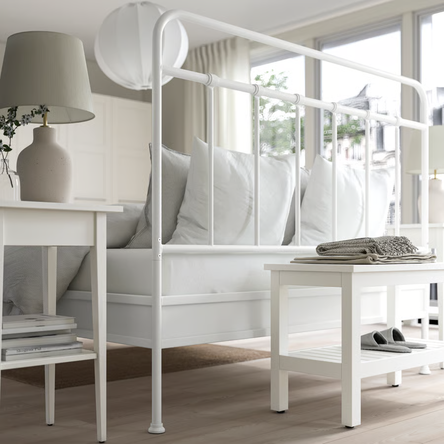 STJARNVIK Metal Double Bed Frame - Image 5